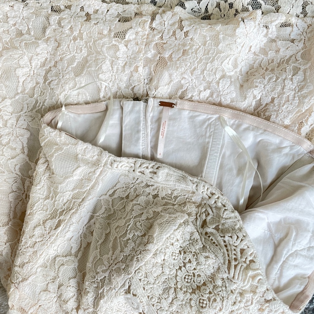 Free people mini white dress